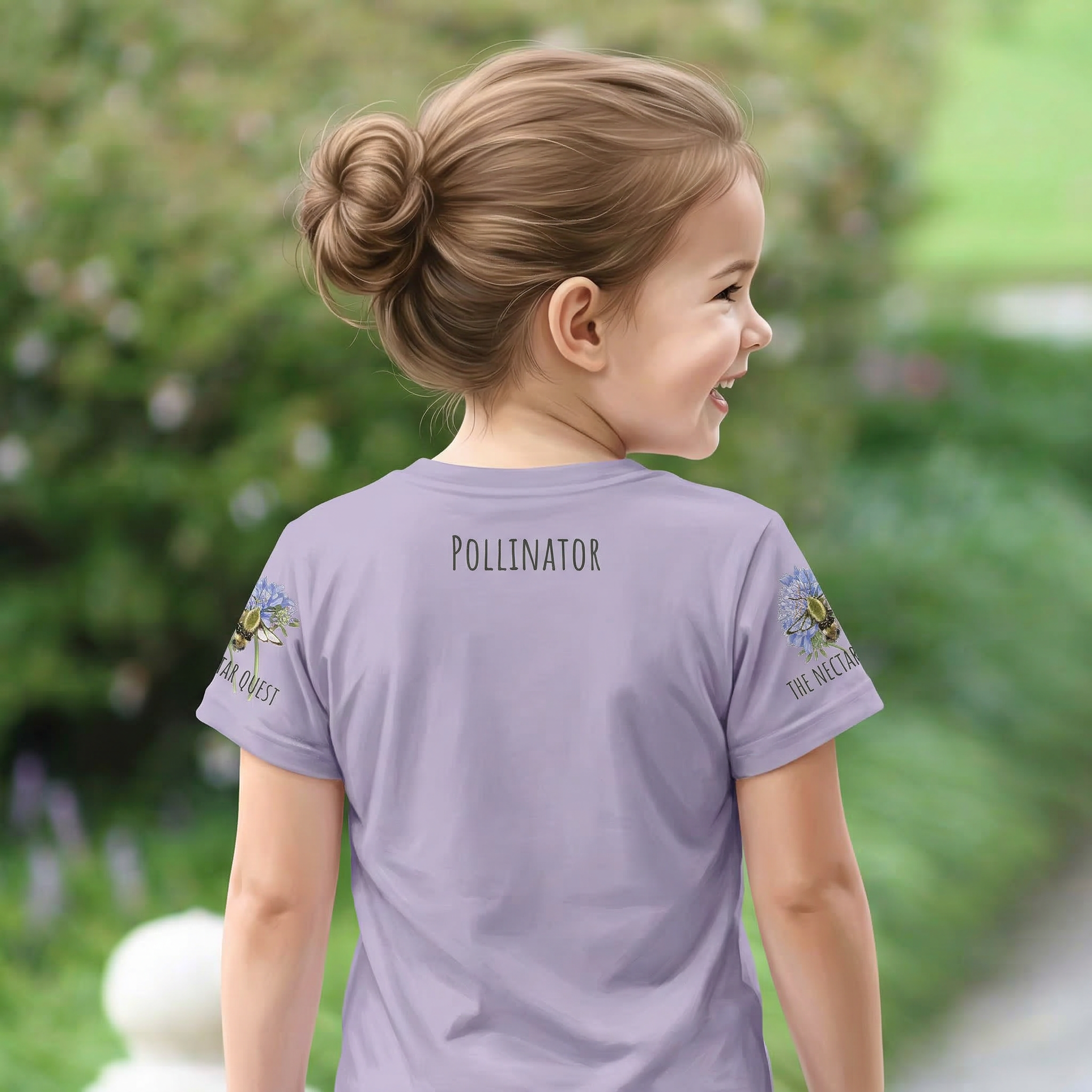 The Nectar Quest All-Over Print Hummingbird Toddler Tee