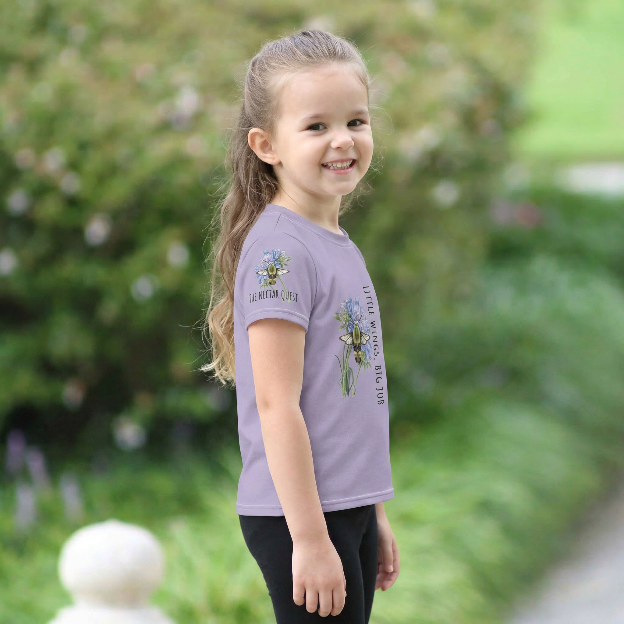 The Nectar Quest All-Over Print Hummingbird Toddler Tee