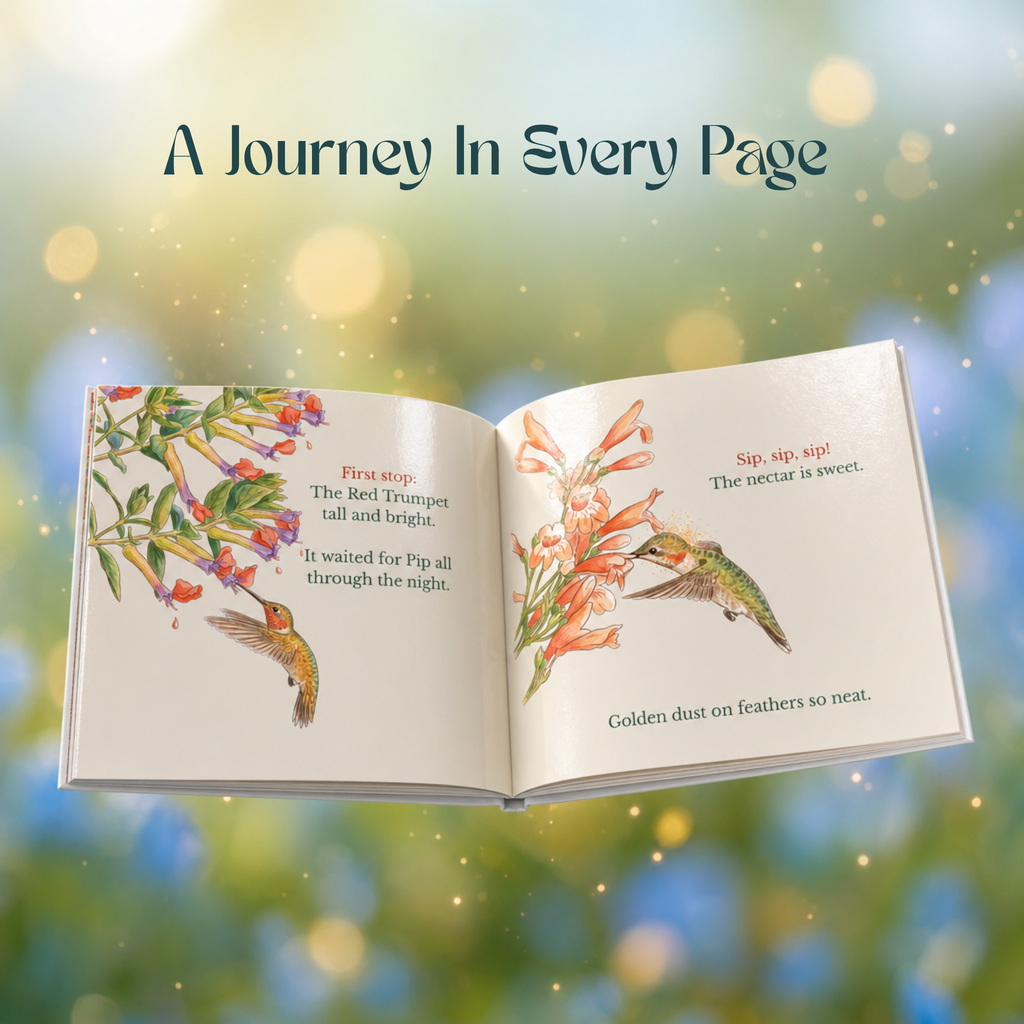The Nectar Quest: Tiny Wings with a Big Job | Children's Nature & Wildlife Storybook