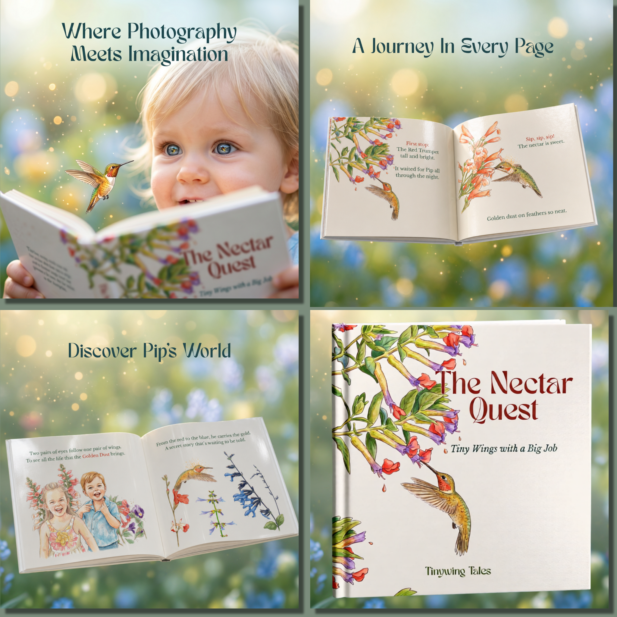 The Nectar Quest: Tiny Wings with a Big Job | Children's Nature & Wildlife Storybook