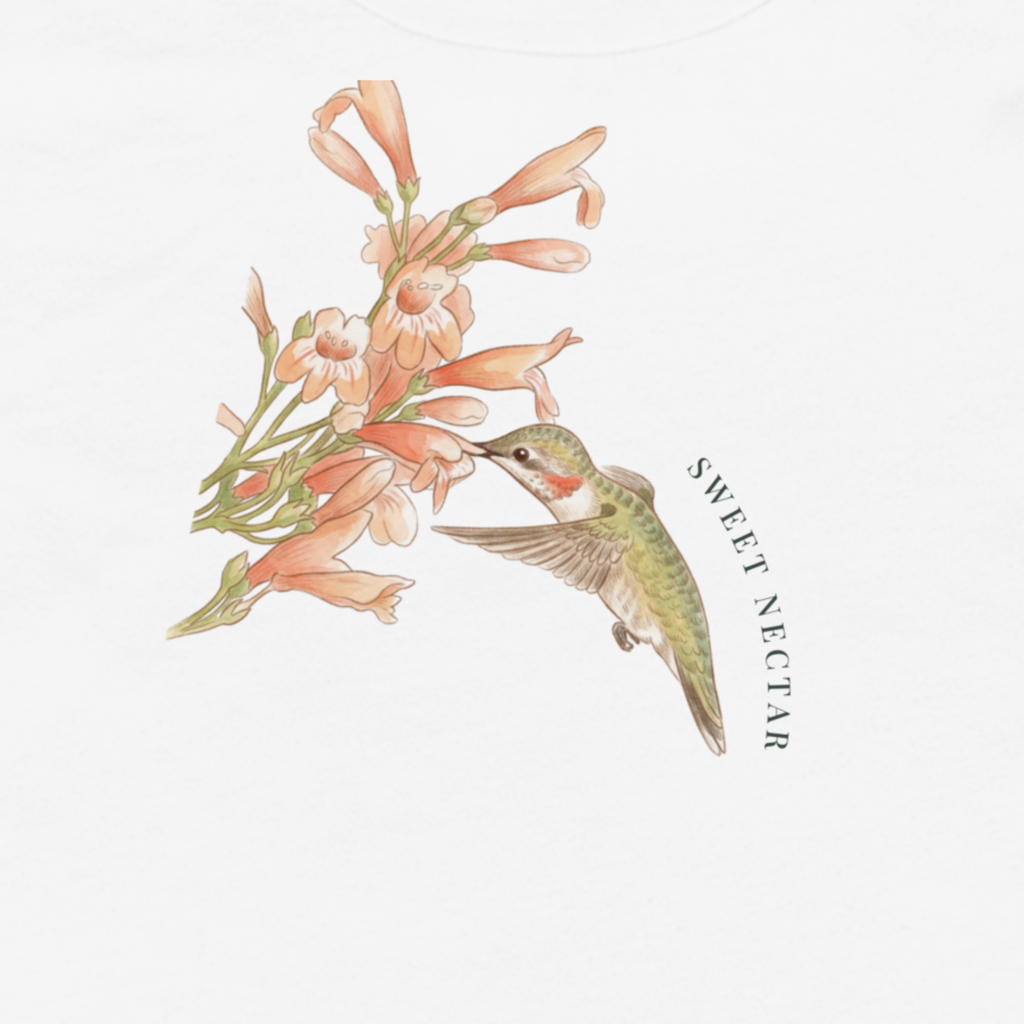 Sweet Nectar Hummingbird Toddler Tee - The Nectar Quest