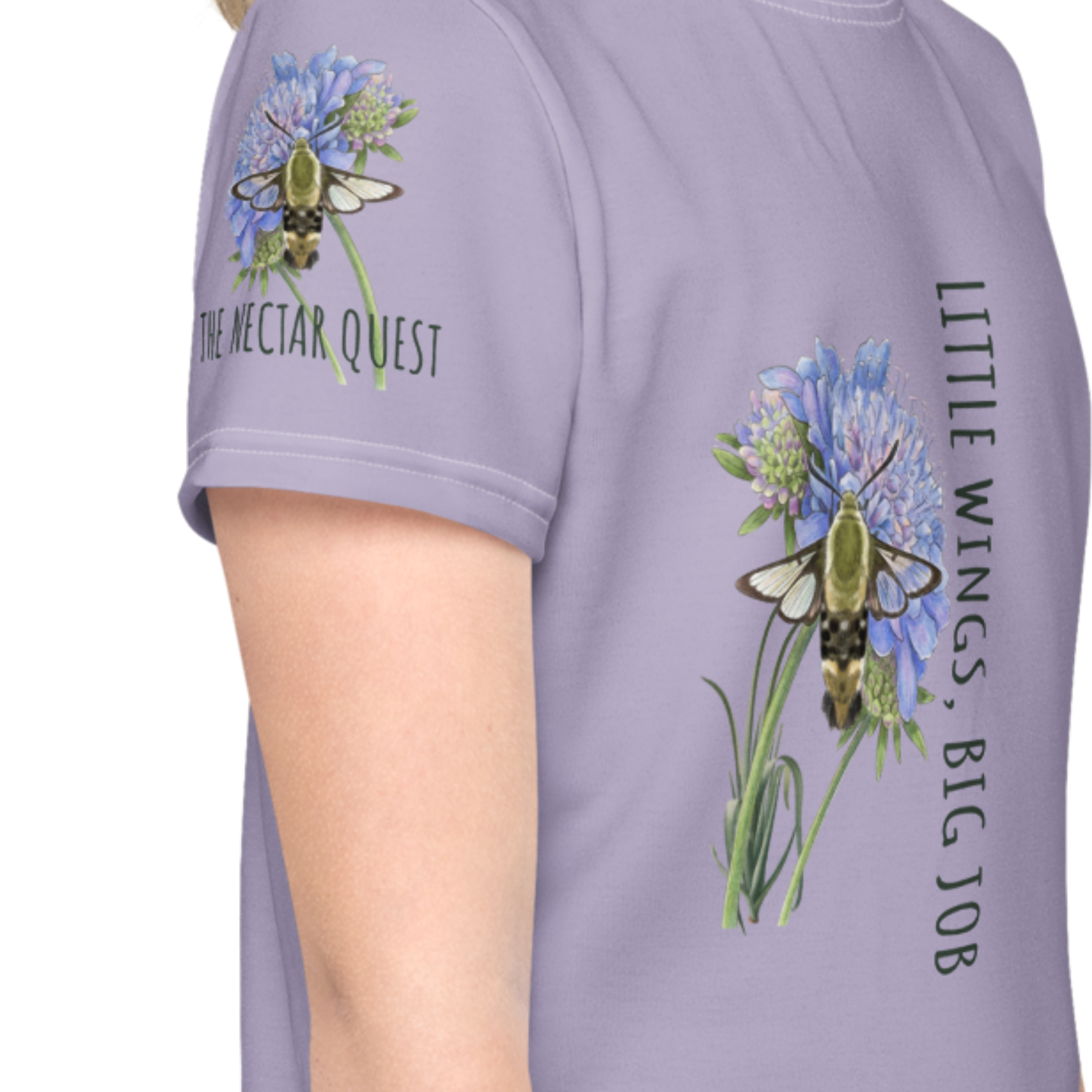 The Nectar Quest All-Over Print Hummingbird Toddler Tee