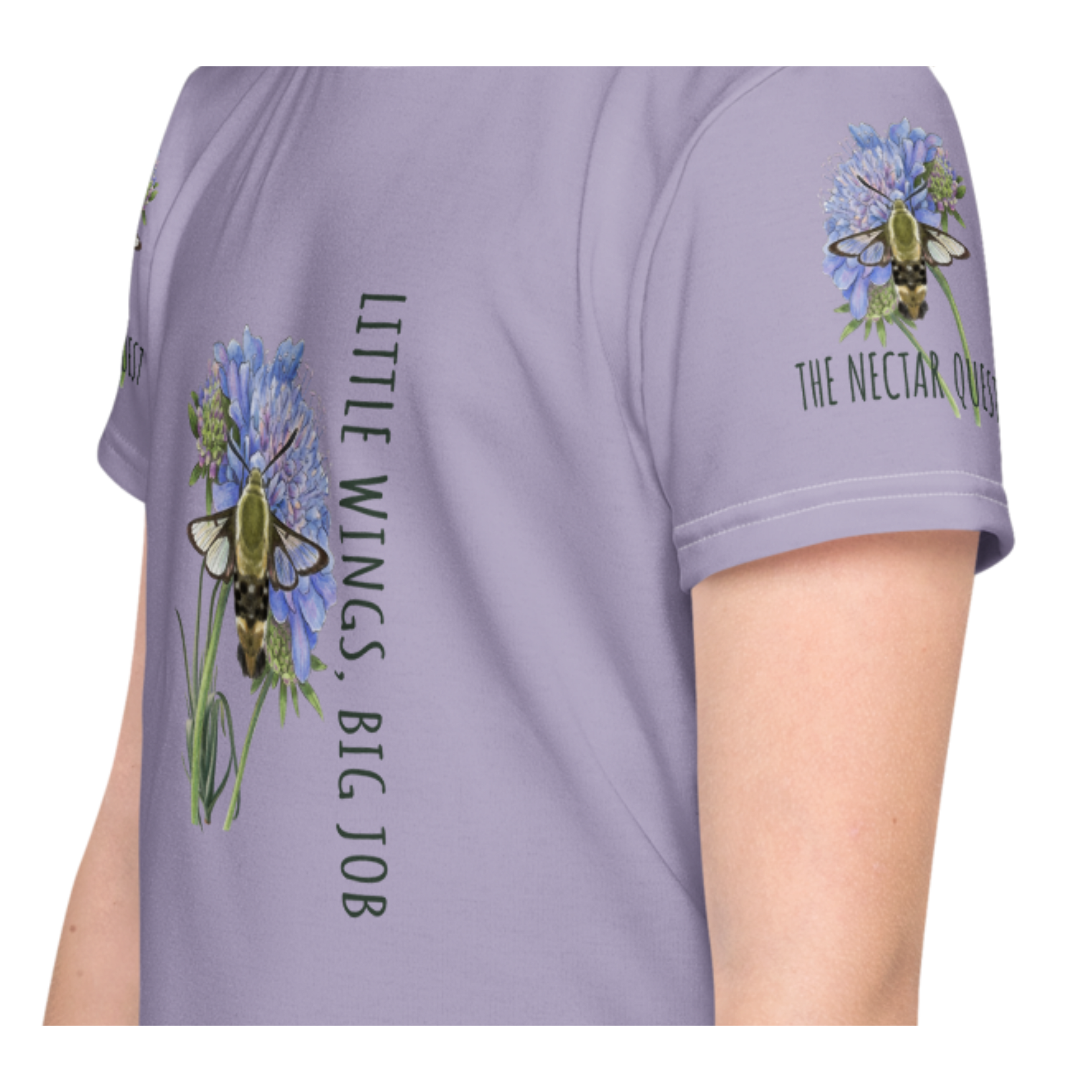 The Nectar Quest All-Over Print Hummingbird Toddler Tee