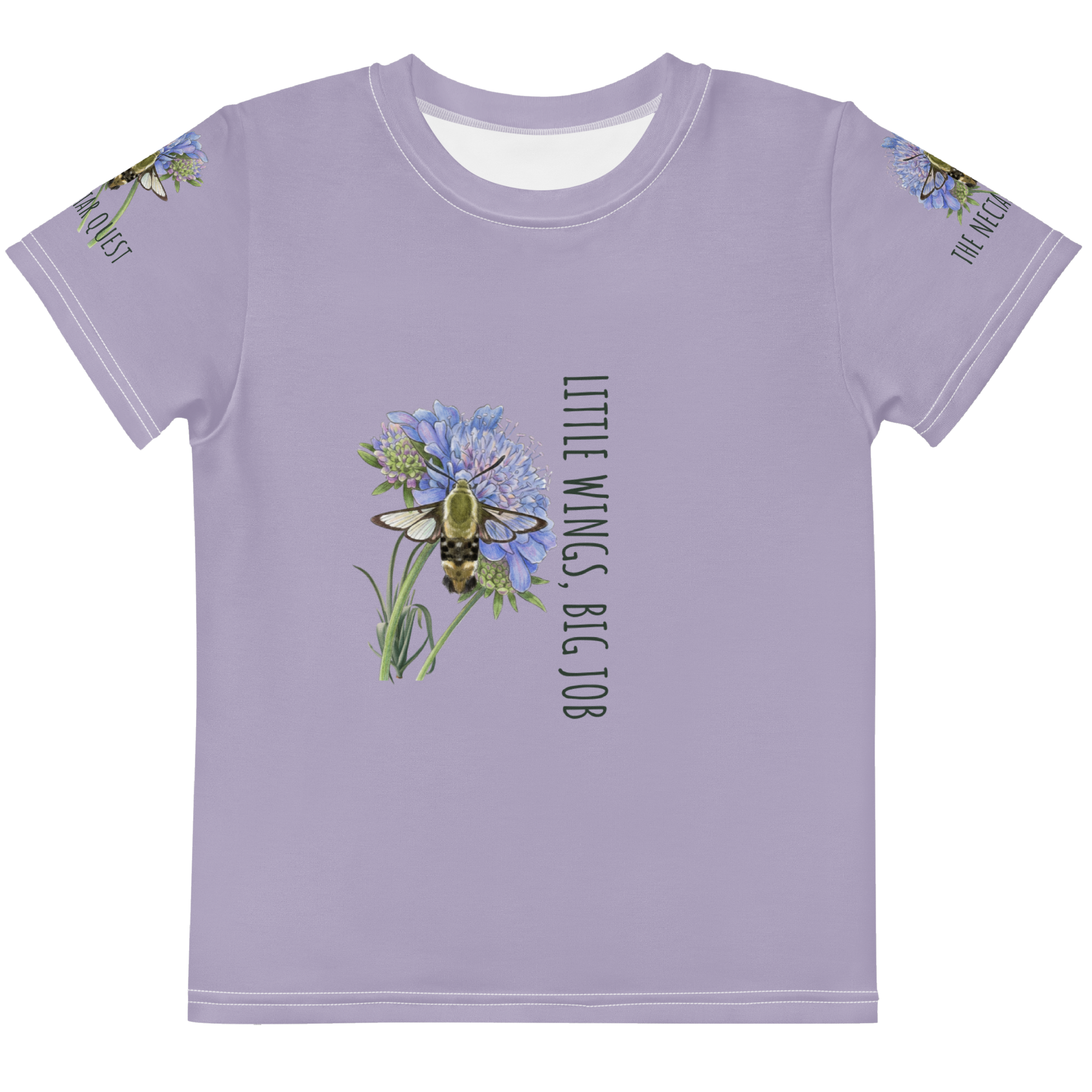 The Nectar Quest All-Over Print Hummingbird Toddler Tee