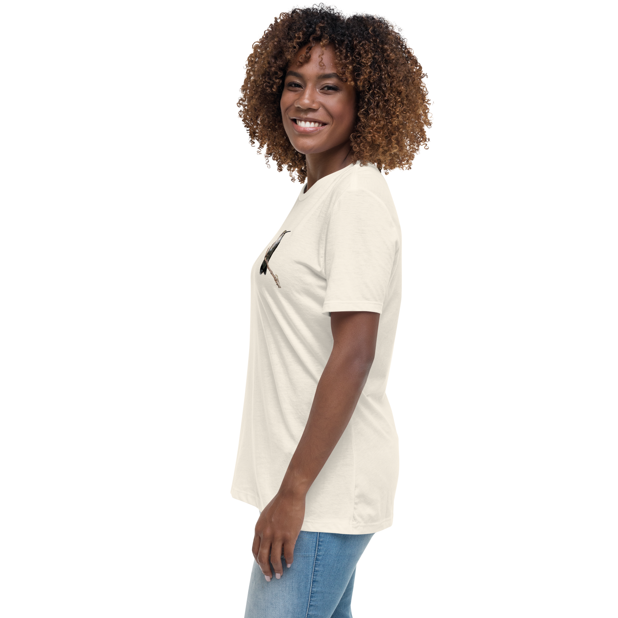 The Backyard Sanctuary | Women's Hummingbird Photo Tee