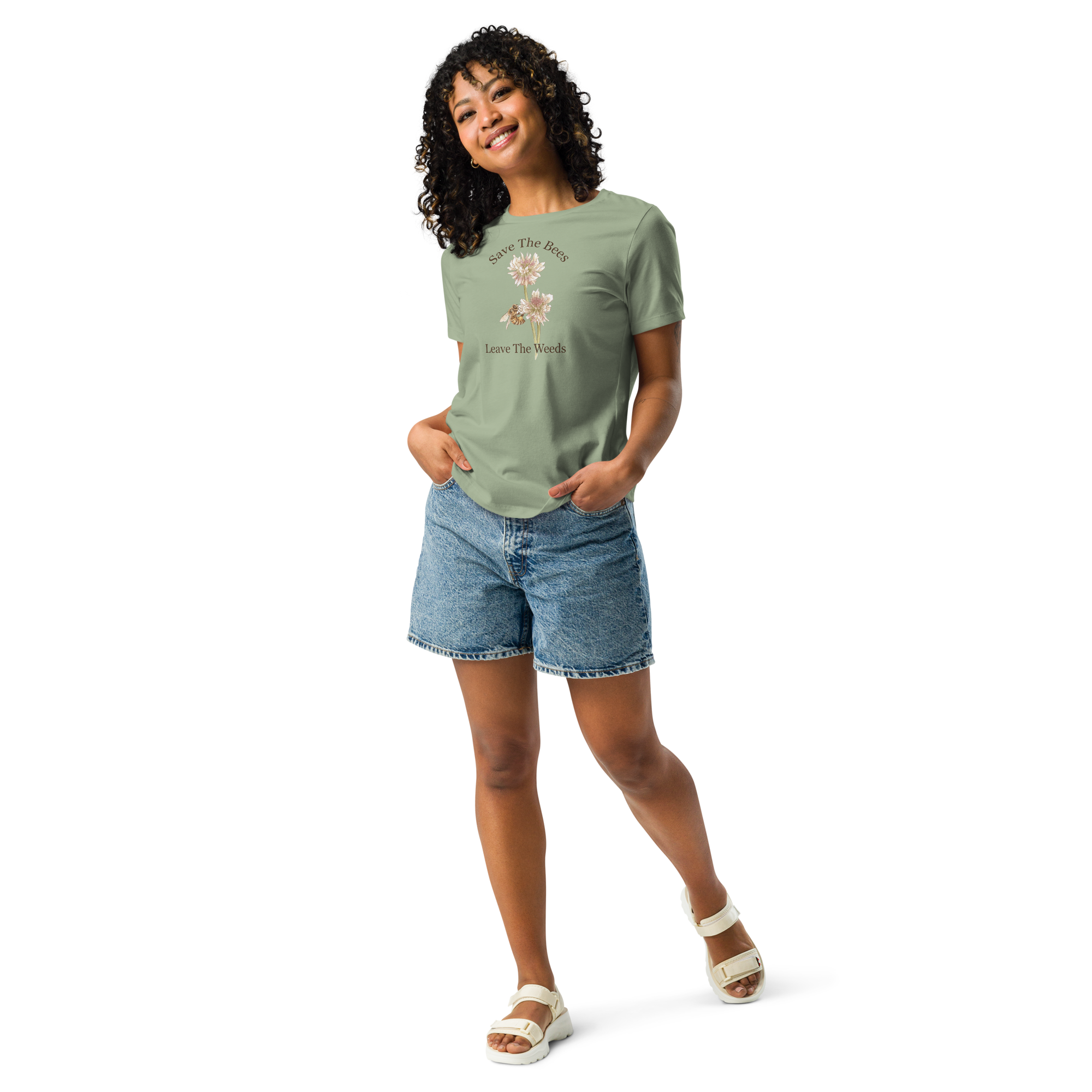 Golden Dust Save the Bees Relaxed Tee – Women's